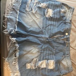 Fashion Nova High Waist Jean Shorts